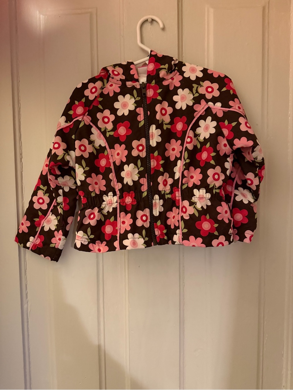Pink & Brown floral jacket